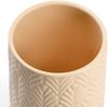 6 Stück Vorratsdose Keramik mit Bambusdeckel, apricot - 720ml, Ø 10cm Bild 3