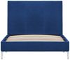 vidaXL Bettgestell Blau Stoff 90×200 cm 280951 Bild 3