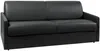 Vente-unique - CALIFE Sofa Kunstleder Schwarz - B 223 cm94 cm x H 85 cm x L 190 cm Bild 2