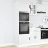 vidaXL Herdumbauschränke 2 Stk. Kalmar Hochglanz-Weiß Holzwerkstoff 3315033 Bild 3
