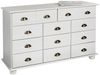 IDIMEX Kommode COLMAR, Schubladenschrank Sideboard Anrichte 11 Schubladen Kommode Kiefer mass Bild 2