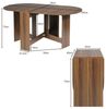 COSTWAY Esstisch Klapptisch, ausziehbar Breite 45-163 x 80 x 75cm, Holz Bild 4