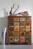 Kommode Altholz 125x40x150 mehrfarbig lackiert NATURE OF SPIRIT #60 Bild 3