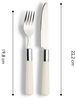 ECHTWERK Besteck-Set Bistro Besteckset 16tlg. (16-tlg), 4 Personen, Edelstahl 18/10, Kunststoff, mit Kunststoffgriffen aus hochwertigem Edelstahl für 4 Personen Bild 4