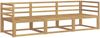 vidaXL Outdoor-Sofagarnitur 3 pcs Weiß 245,5 x 83 x 73 cm 3385973 Bild 2