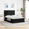 vidaXL Ottoman-Bett mit Matratze & LEDs Schwarz 140x190 cm Stoff 3314171 Bild 4