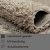 Myflair Möbel & Accessoires Hochflor-Teppich My Shaggy, rund, Höhe: 37 mm, Shaggy, Uni Farben, leicht glänzend, Microfaser, extra flauschig Bild 3