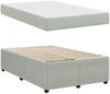 vidaXL Bettrahmen mit Matratze Hellgrau 120 x 190 cm Stoff 3398373 Bild 4