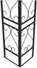 Vente-unique - FIDALA Arbour and gazebo StoffMetall Schwarz - B 300 cm x H 260 cm x L 300 cm Bild 4