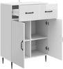 vidaXL Sideboard Hochglanz Weiß 66 x 34,5 x 89,5 cm Holzwerkstoff 894869 Bild 3