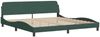vidaXL Bett mit Matratze "Dover" Dunkelgrün 200x200 cm Samt 3208474 Bild 4