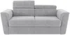 Vente-unique - RIZORA Sofa Stoff Grau - B 223 cm96 cm x H 95 cm x L 210 cm Bild 3