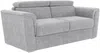 Vente-unique - RIZORA Sofa Stoff Grau - B 223 cm96 cm x H 95 cm x L 210 cm Bild 4