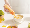 ABC Baby-Reisbrei-Löffel mit Saugnapf, weicher Silikonlöffel in Flaschenform zum Füttern von Babys, Babynahrungsergänzungsmittel-Reisbrei-Flasche Bild 2