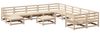 vidaXL 12-tlg. Garten-Sofagarnitur Massivholz Kiefer 3299651 Bild 2
