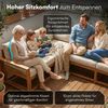 STEELSØN 'Mizaru' Premium Gartenlounge, Gartenmöbel Set, taupe, Akazienholz, wetterfest und UV-beständig, Outdoor Ecksofa mit 3 Sitzen Bild 5