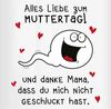 Shirtracer Tasse Alles Liebe zum Muttertag Danke Mama dass du mich nicht geschluckt has, 1-tlg, Keramik, Muttertagsgeschenk Bild 2