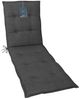 LILENO HOME Liegenauflage perfekt für Strandliege, Sonnenliege Auflage, Gartenliege Auflage, (1er Set), Polster Auflage für Rollliegen Anthrazit, Sitzpolster Bild 5