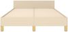 Bettgestell mit Kopfteil Creme 120x200 cm Stoff [347404] Bild 5