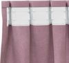 vidaXL Verdunkelungsvorhänge 2 pcs Dunkelrosa 140 x 140 cm Samt 4107243 Bild 5