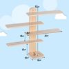 Todeco Tonie-Regal für Toniebox Hörfiguren, Magnetische Aufbewahrung für 50-60 Tonie, Perfekte Tonie Aufbewahrung im Kinderzimmer für Mädchen & Jungen, Vertikale Balken Bild 3