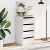vidaXL Kommode Weiß 40x41x76 cm Holzwerkstoff 852861 Bild 3