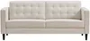 Vente-unique - DIBALU Sofa StoffStoff Beige - B 87 cm x H 84 cm x L 200 cm Bild 2