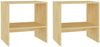 vidaXL Nachttische 2 Stk. 40 x 30,5 x 40 cm Massivholz Kiefer [808054] Bild 2