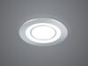 Runder LED Deckeneinbaustrahler CORE in Silber Chromfarben Ø 8,2cm Bild 3
