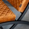 Bronx71 Samt Sessel Madrid Luxury Design ockergelb Bild 5