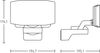 Steinel LED Strahler XLED Protect, LED Panel voll schwenkbar, weiß, Ohne Bewegungsmelder Bild 2