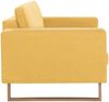 vidaXL 3-Sitzer-Sofa Stoff Gelb [281392] Bild 4