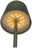 Coen Bakker Deco BV LED Außen-Tischleuchte Portable Light, mehrere Helligkeitsstufen, LED, warmweiß, kaltweiß, neutralweiß, USB dimmbar touch Metall taupe matt 40 LED 26,5cm Bild 3