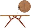 TABLES&Co Tisch 220x100 Recycelte Teak Natur Metall Braun Bild 4