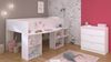 Jugendzimmer-Set >Pirouette 16< (2-teilig) in Weiss, mit drehbaren Elementen in Rosa oder Grau Bild 4