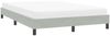 vidaXL Bettgestell ohne Matratze Hellgrau 140x220 cm Samt 4101403 Bild 4