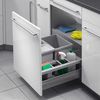 Hailo 3620511 Abfallsorter SEPARATO K 50 mit 3-fach-Trennung für 50 cm Schrankbreite / Abfallsorter / Mülleimer Bild 2