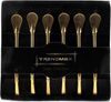 6er Set 2-in-1 Löffel mit Strohhalm - Edelstahl 18/10 in edlem Gold Bild 5
