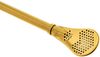 6er Set 2-in-1 Löffel mit Strohhalm - Edelstahl 18/10 in edlem Gold Bild 2