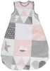 roba Schlafsack 'Happy Patch' rosa 90 cm - ganzjahres Babyschlafsack - atmungsaktiv - Baumwolle Bild 3