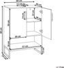 Waschbeckenunterschrank MISCANTI Bambus 60 cm Hellbraun Bild 2