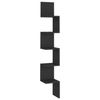 vidaXL Wand-Eckregal Schwarz 20x20x127,5 cm Holzwerkstoff 807278 Bild 2