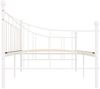 vidaXL Tagesbett-Rahmen Weiß Metall 90×200 cm 284668 Bild 5