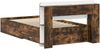 vidaXL Bettgestell mit Stauraum Geräucherte Eiche 75 x 190 cm 3433699 Bild 5