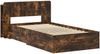 vidaXL Bettgestell mit Stauraum Geräucherte Eiche 75 x 190 cm 3433699 Bild 2