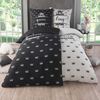 Kuscheli Partnerbettwäsche 2x 135x200 + 2x 80x80 cm atmungsaktiver Bettbezug, Partner Bettwäsche, Mikrofaser, 4 teilig, Für Allergiker geeignet, pflegeleicht, angenehm weicher Stoff Bild 4