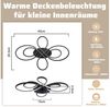 ZMH LED Deckenleuchte Whonzimmer Modern Schmetterlingforming Flur, Hochwertige Material, LED fest integriert, 3000K, Design Deckenbeleuchtung Groß für Esszimmer Büro Küche Bild 2