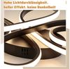 ZMH LED Deckenleuchte Whonzimmer Modern Schmetterlingforming Flur, Hochwertige Material, LED fest integriert, 3000K, Design Deckenbeleuchtung Groß für Esszimmer Büro Küche Bild 3