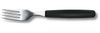 VICTORINOX Gabel Tafelgabel schwarz, silber glänzend Bild 2