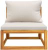 vidaXL 3-tlg. Garten-Lounge-Set mit Kissen Massivholz Akazie 360009 Bild 4